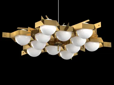 Esagono chandelier 3D model