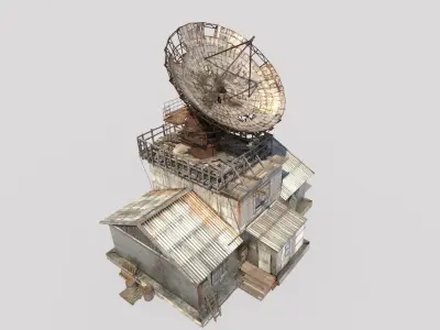 Abandoned Radar Station 3D model