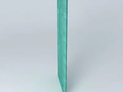 Turquiose door cabinet Free 3D model