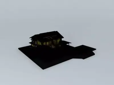 Double Storey Semi-D 2300sqft 3D model