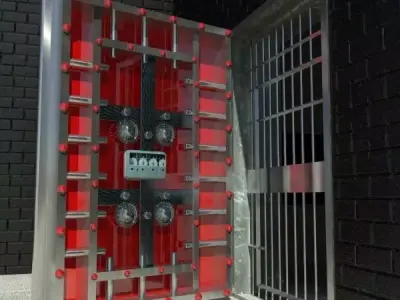 Bank Vault Type Door 3D model