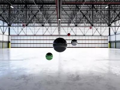 HDRI v2 - Airplane Hangar Interior 12 Texture