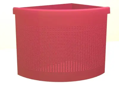 CORNER PAPER WASTE BIN 3D model