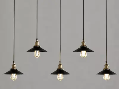 Loft Cone Pendant Line 5 3D model