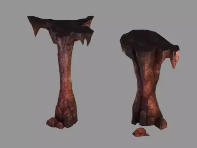 Lava Hell - Stone Column 34 3D model