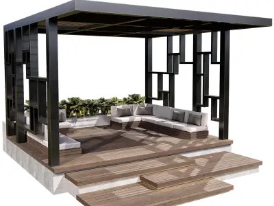 SITTING AREA NO18 A 3D model