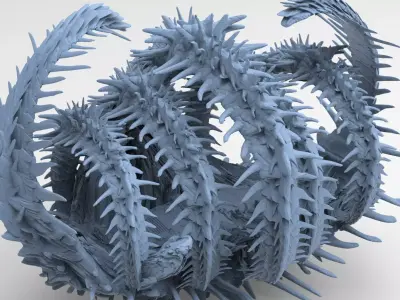 Japanese Genma Spine bridge 3  3D model