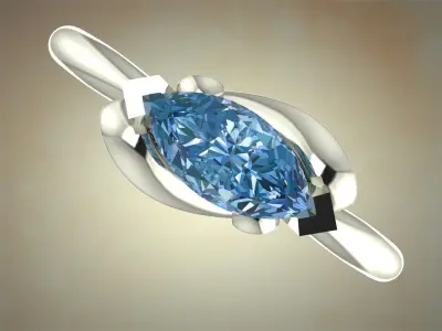 Ring boutique Marquis 3 3D print model