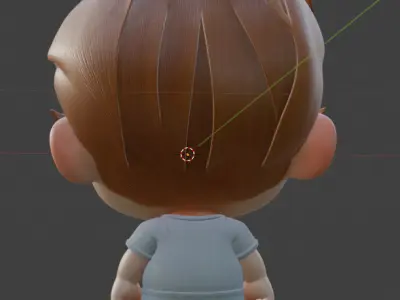 3D Chibi Style Doll  Free 3D print model