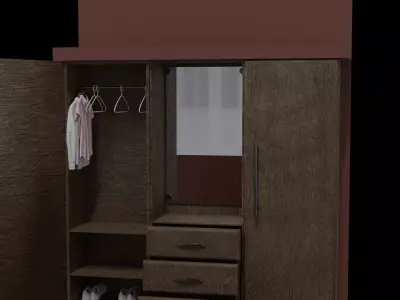 Wardrobe Free 3D model