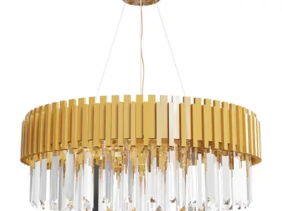 Chandelier DeLight Collection Barclay L8 3D model