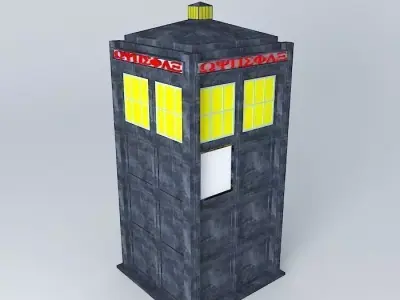 The Quantus Destroyer Class Battle TARDIS Free 3D model