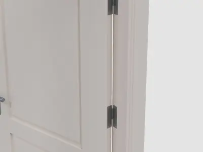 Door E1 Low-poly 3D model