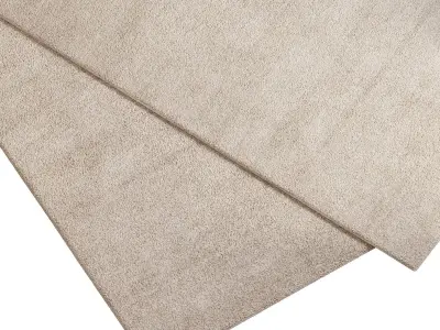 Carpet set 3130 - Wool Soft Beige Rug - 4k 3D model