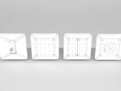 Light Switch Pack Low-poly 3D model