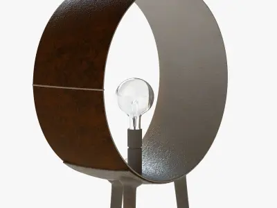 3 legs floor lamp 3D model