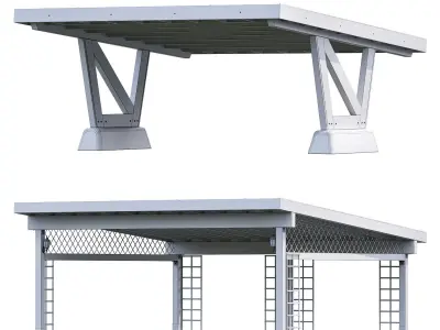 Carport 3D model