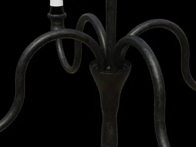 Candelabra Low-poly 3D model