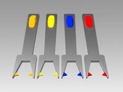 Star Trek Original Series Scotty Calibration Spanner tool prop 3D model