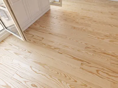 Wooden floor 31 WITHOUT PLUGINS 3D model