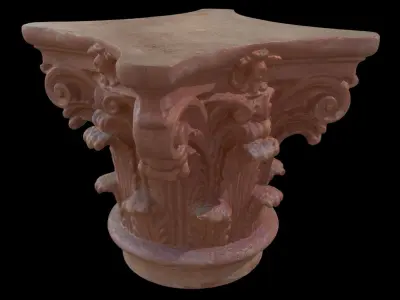 Corinthian capitel 3D model