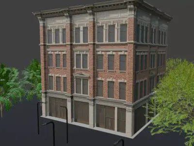 High Quality Building 3D Model 3D model