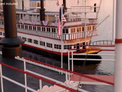  Belle of Louisville Riverboat Rigged 