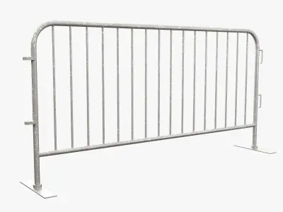 Crowd Barrier 3D model