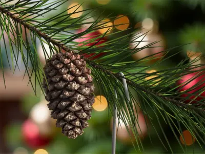  Toy Model Steam Fire Engine Christmas Branch 