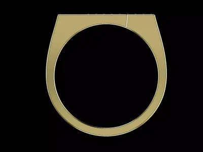 The Parallel Horizon 14K gold 3D print model