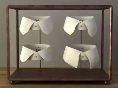 Restoration Hardware EDWARDIAN TAILOR COLLARS 3D model