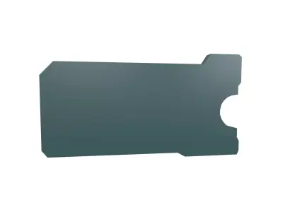 UHD High tech Graphical Interface v13 005 Low-poly 3D model