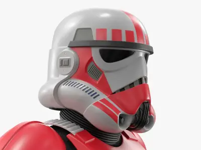  Star Wars Shock Trooper Equipped with Blaster Rifle 