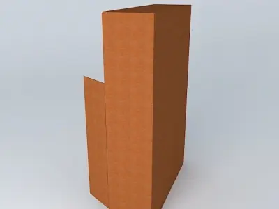 Closet with 8 doors Free 3D model
