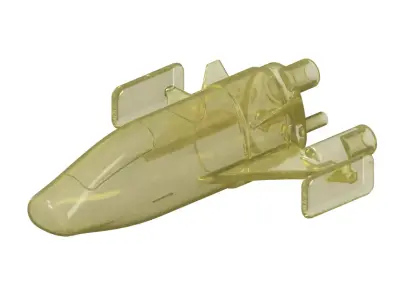 Transparent Space Ship Toy 3D model