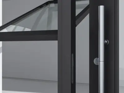 Aluminium door 231 3D model