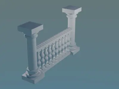 Concrete Baluster 3D print model
