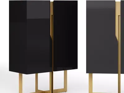 Mirage Cabinet By Cantori 3D model