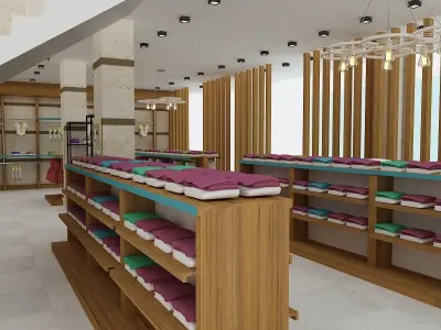 clothing shopping 3D model