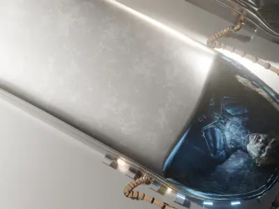 SCI FI Cryo Chamber 3D model