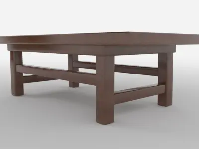 modern table  Free 3D model