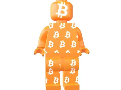 Lego Mini Figure v1 020 Low-poly 3D model