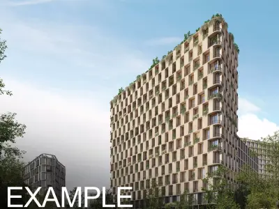 Apartments Building 3D model