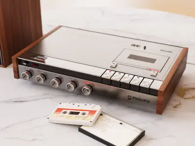 Retro Hi-Fi Cassette player N2400 3D model