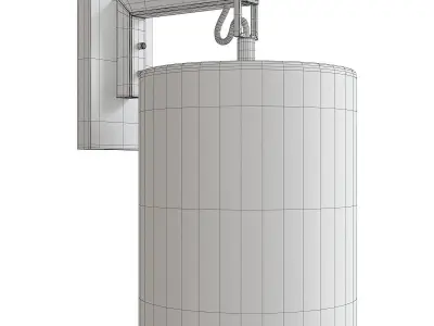 Parrish Wall Sconce Low-poly 3D model