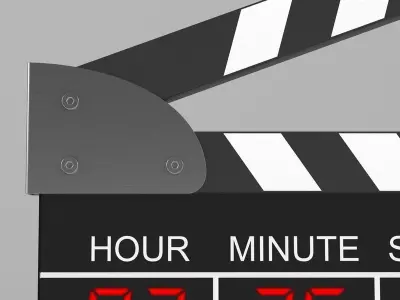 Digital Clapperboard 3D model