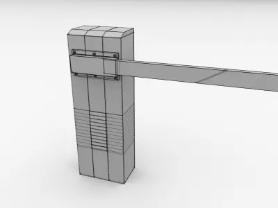 Boom Gate 3D model