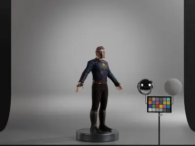 Star-Lord Low-poly 3D model