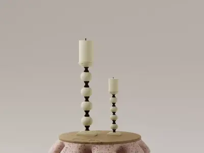 PORTA VELAS - CANDELABRO 3D print model