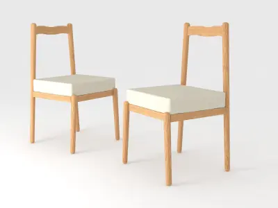 fatty Dining Set 3D model